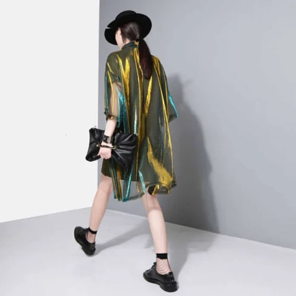 Marigold Shadows Shimmer Shirt